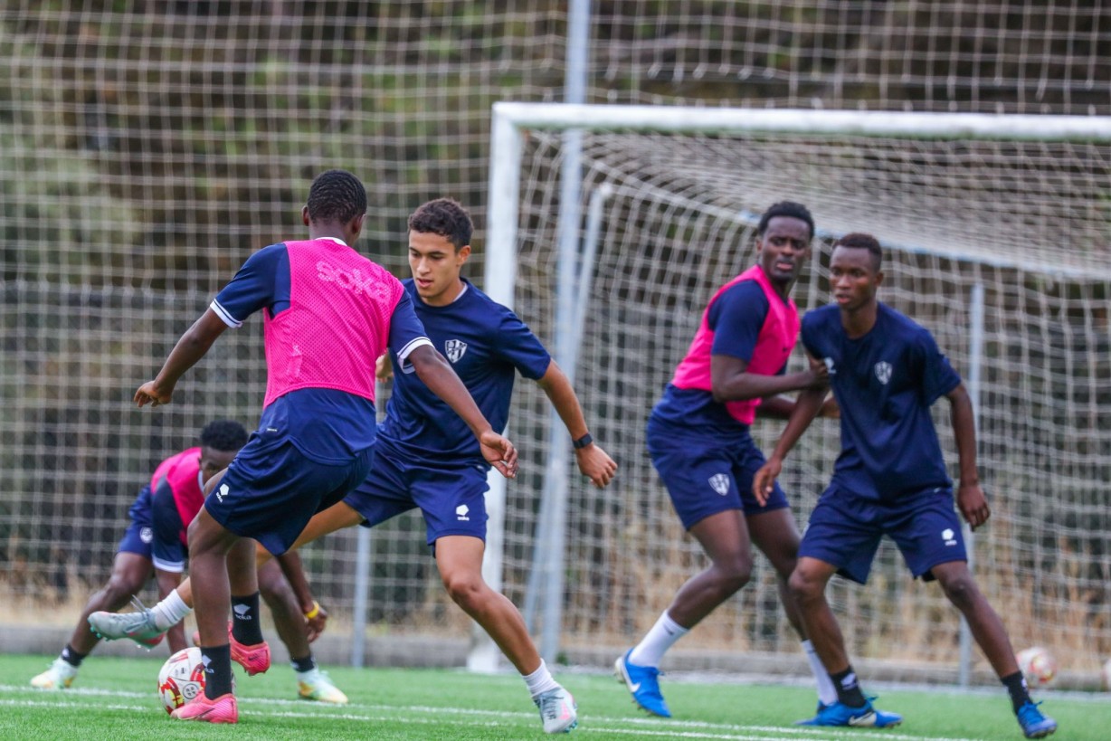 Safaricom Chapa Dimba All Stars at SD Huesca in Spain.